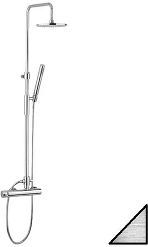 Душевая система Paffoni Master Top King ZCOL621KLIGST сталь Душевая система Paffoni Master Top King ZCOL621KLIGST сталь