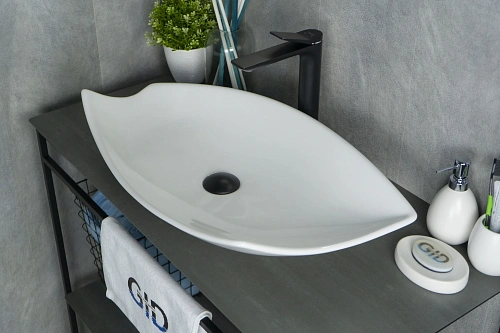 Раковина Gid N9178 51171 накладная белая 74x38x13 Раковина Gid N9178 51171 накладная белая 74x38x13