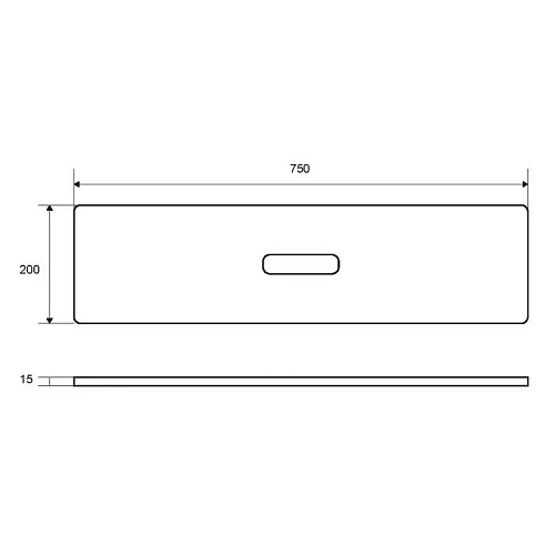 Полка EXCELLENT ZEN на ванну DOEX.1101.750.TR Полка EXCELLENT ZEN на ванну DOEX.1101.750.TR