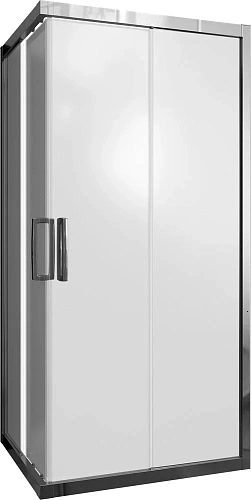 Душевой уголок STWORKI Карлстад 100x80 см профиль хром глянец, стекло матовое 467347 Душевой уголок STWORKI Карлстад 100x80 см профиль хром глянец, стекло матовое 467347