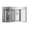 Кухонная мойка Omoikiri Akisame 78-2-IN-L нерж.сталь/нержавеющая сталь 4973062 Кухонная мойка Omoikiri Akisame 78-2-IN-L нерж.сталь/нержавеющая сталь 4973062