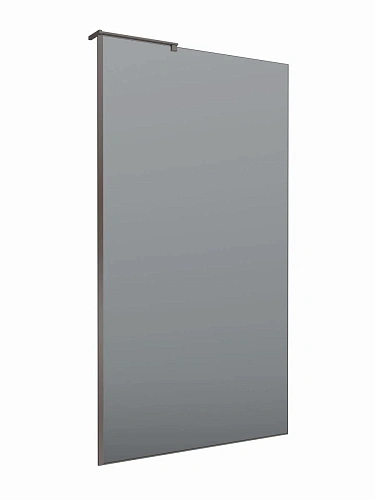 Душевая перегородка BelBagno UNO-L-1-TB-110-GR-GM 110 см, профиль оружейная сталь, стекло тонированное графит Душевая перегородка BelBagno UNO-L-1-TB-110-GR-GM 110 см, профиль оружейная сталь, стекло тонированное графит