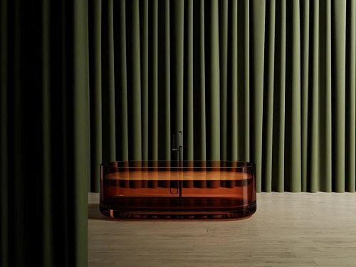 Ванна отдельностоящая ABBER AT9708Opal 170x75 универсальная, коричневый полиэфирная смола Ванна отдельностоящая ABBER AT9708Opal 170x75 универсальная, коричневый полиэфирная смола