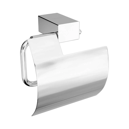 Держатель туалетной бумаги Lemark SMOOTH LINE с крышкой, хром 9721010 Держатель туалетной бумаги Lemark SMOOTH LINE с крышкой, хром 9721010
