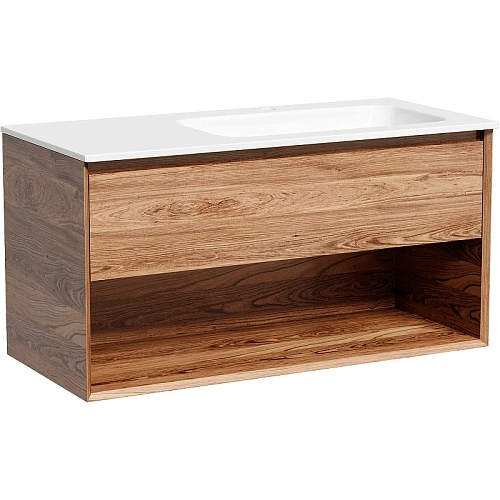 Тумба под раковину Sancos Marmi 1.0 MR1.0100RECH правая, 995х445х520, дуб чарльстон, подвесная Тумба под раковину Sancos Marmi 1.0 MR1.0100RECH правая, 995х445х520, дуб чарльстон, подвесная