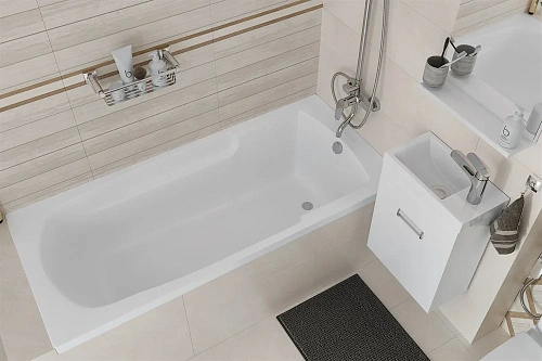 Акриловая ванна DIWO Ростов 150х70, встраиваемая, прямоугольная, без гидромассажа, с подлокотниками 462394 Акриловая ванна DIWO Ростов 150х70, встраиваемая, прямоугольная, без гидромассажа, с подлокотниками 462394