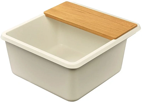 Кухонная мойка Aquaton Беллис 57 1A724932BS240 из литого мрамора, жемчуг Кухонная мойка Aquaton Беллис 57 1A724932BS240 из литого мрамора, жемчуг