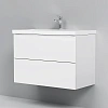 Тумба под раковину AM.PM Gem M90FHX0802WG подвесная, 80 см push-to-open, белый, Тумба под раковину AM.PM Gem M90FHX0802WG подвесная, 80 см push-to-open, белый,
