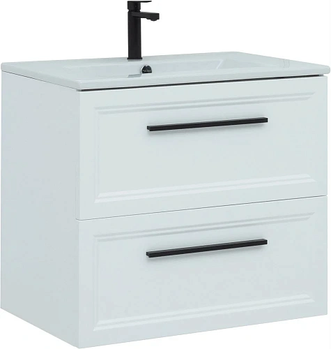 Тумба с раковиной STWORKI Эстерсунд 75 белая матовая 440912 Тумба с раковиной STWORKI Эстерсунд 75 белая матовая 440912