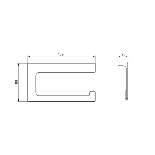 Держатель туалетной бумаги IDDIS Slide (SLIWT00i4) без крышки, белый матовый SLIWT00i43 Держатель туалетной бумаги IDDIS Slide (SLIWT00i4) без крышки, белый матовый SLIWT00i43