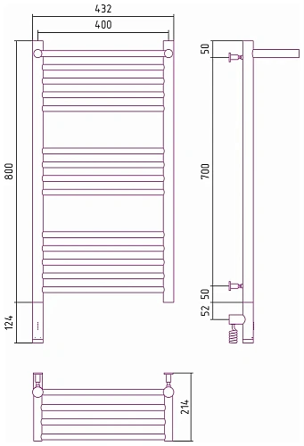 Полотенцесушитель электрический Сунержа Богема с полкой 3.0 800х400 / МЭМ левый 05-5806-8040 Состаре Полотенцесушитель электрический Сунержа Богема с полкой 3.0 800х400 / МЭМ левый 05-5806-8040 Состаре