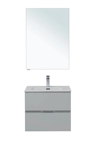 Комплект мебели Aquanet Алвита New 60 2 ящика, серый 00274224 Комплект мебели Aquanet Алвита New 60 2 ящика, серый 00274224