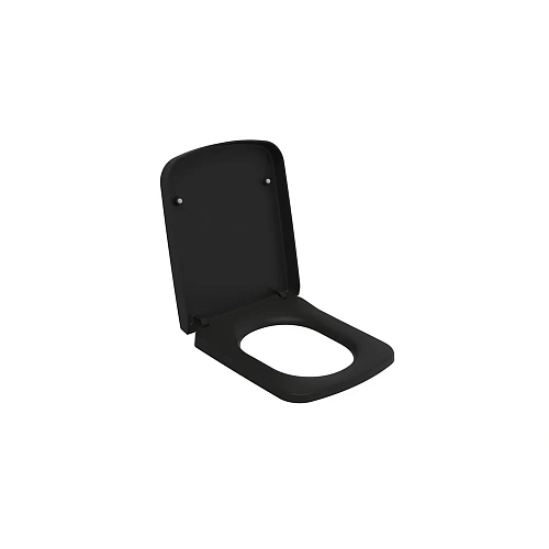 Крышка-сиденье Ambassador Benefit 202T20201 (толстое) черное матовое Крышка-сиденье Ambassador Benefit 202T20201 (толстое) черное матовое
