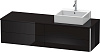 Картинка анонса товара «тумба под раковину duravit xsquare xs4914r4040 160 см черный глянцевый»