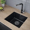 Кухонная мойка Paulmark GERA 50 PM104546-AN, антрацит, 445х460, подст. мон. Paulmark Кухонная мойка Paulmark GERA 50 PM104546-AN, антрацит, 445х460, подст. мон. Paulmark