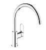 Картинка анонса товара «смеситель для кухни grohe bauloop, хром (31232000)»