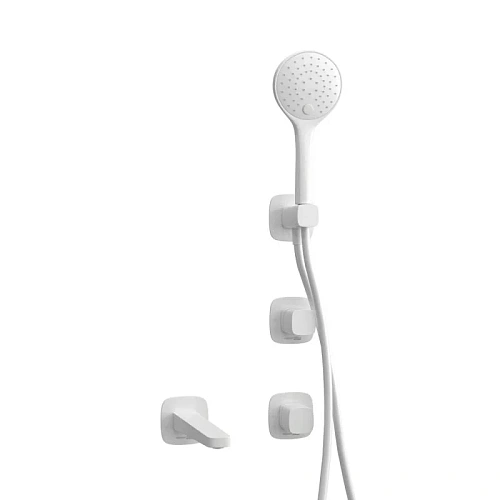 Смеситель для ванны WasserKRAFT A9551.266.316.328.156.155 встраиваемый белый Смеситель для ванны WasserKRAFT A9551.266.316.328.156.155 встраиваемый белый