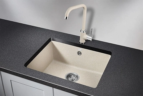 Кухонная мойка Granula 5551, ПИРИТ, кварц 550х460 Кухонная мойка Granula 5551, ПИРИТ, кварц 550х460