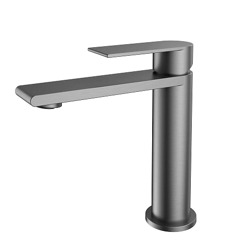 Смеситель для раковины Vincea Vogue (SS) VBF-2VS1GM однорычажный, вороненая сталь Смеситель для раковины Vincea Vogue (SS) VBF-2VS1GM однорычажный, вороненая сталь