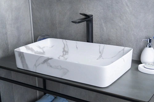 Раковина Gid Mnc396C 54476 накладная под камень глянцевая 60x34x11 Раковина Gid Mnc396C 54476 накладная под камень глянцевая 60x34x11