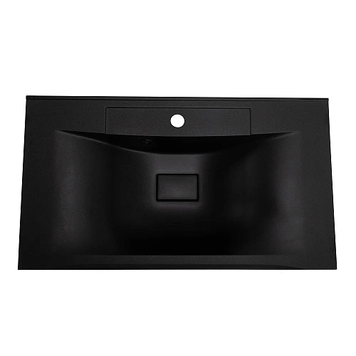 Раковина BelBagno BB800/450-LV-ART-PR-NERO из искусственного камня Раковина BelBagno BB800/450-LV-ART-PR-NERO из искусственного камня