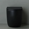 Унитаз приставной Ceramica Nova METROPOL CN4004MB черный матовый Унитаз приставной Ceramica Nova METROPOL CN4004MB черный матовый