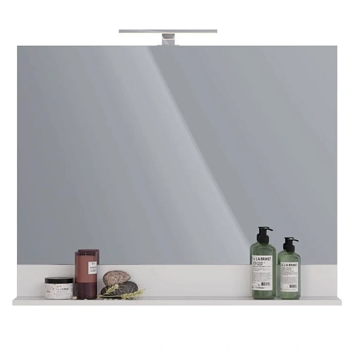 Зеркало Lemark ROMANCE 100 см с полкой, белый LM07R100Z Зеркало Lemark ROMANCE 100 см с полкой, белый LM07R100Z