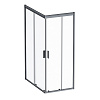 Картинка анонса товара «душевой уголок am.pm gem w90g-404-120280-bt twin slide 120x80, профиль черный матовый, стекло прозрачное»