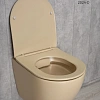 Унитаз подвесной Gid Sr2198 62210Y светло-коричневый матовый 49x36x35.5 с крышкой микролифт Унитаз подвесной Gid Sr2198 62210Y светло-коричневый матовый 49x36x35.5 с крышкой микролифт