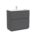Тумба под раковину SANCOS Folk Floor FL90FGS 890х445х850 Grey soft, напольная Тумба под раковину SANCOS Folk Floor FL90FGS 890х445х850 Grey soft, напольная