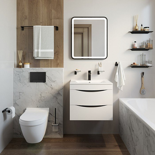 Тумба с раковиной IDDIS Cloud 80 подвесная белая (CLO80W0i95K) Тумба с раковиной IDDIS Cloud 80 подвесная белая (CLO80W0i95K)