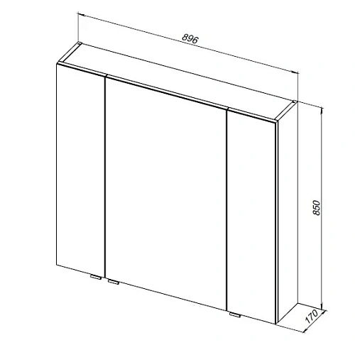Комплект мебели Aquanet Алвита new 90 00306189 белый матовый Комплект мебели Aquanet Алвита new 90 00306189 белый матовый