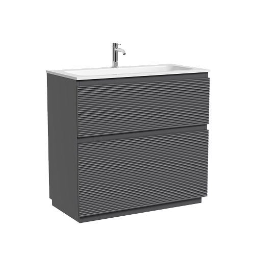 Тумба под раковину SANCOS Folk Floor FL90FGS 890х445х850 Grey soft, напольная Тумба под раковину SANCOS Folk Floor FL90FGS 890х445х850 Grey soft, напольная