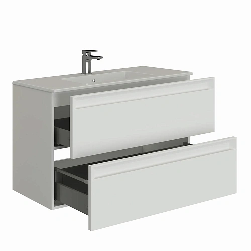 Тумба под раковину Allen Brau Eclipse 100 1.E1003.WM 2.0 белый матовый Тумба под раковину Allen Brau Eclipse 100 1.E1003.WM 2.0 белый матовый