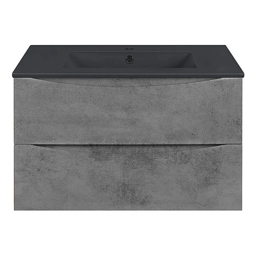 Тумба под раковину Vincea Mia 750 VMC-2MC750BT подвесная, 2 выкатных ящика soft close, Beton Тумба под раковину Vincea Mia 750 VMC-2MC750BT подвесная, 2 выкатных ящика soft close, Beton