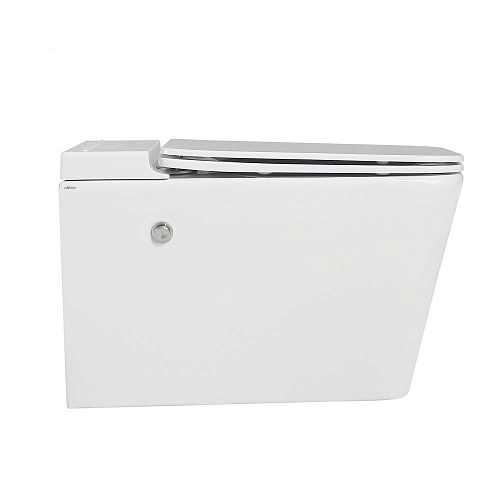 Унитаз подвесной ABBER Rechteck AC1202P белый с импульсным смывом с крышкой микролифт Унитаз подвесной ABBER Rechteck AC1202P белый с импульсным смывом с крышкой микролифт