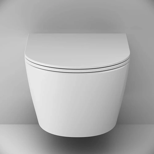 Унитаз подвесной AM.PM Func C8F1900SC Aquaspin 49 см с сиденьем Унитаз подвесной AM.PM Func C8F1900SC Aquaspin 49 см с сиденьем