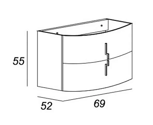 Тумба под раковину CEZARES 42132 520x690 мм Тумба под раковину CEZARES 42132 520x690 мм