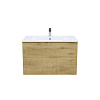 Тумба с раковиной IDDIS Bild (BIL80V0i95K) подвесная, 80 см, дуб светлый Тумба с раковиной IDDIS Bild (BIL80V0i95K) подвесная, 80 см, дуб светлый