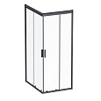 Душевой уголок AM.PM Gem S W93G-404-100280-BT 100х80 стекло прозрачное, профиль черный матовый Душевой уголок AM.PM Gem S W93G-404-100280-BT 100х80 стекло прозрачное, профиль черный матовый