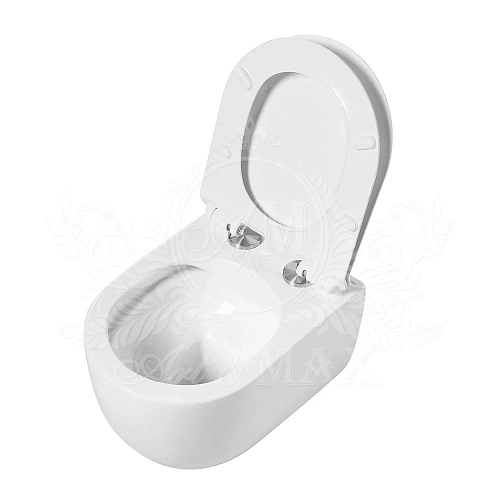 Крышка-сиденье ART&MAX AM2111SC с микролифтом из дюропласта, быстросьемное с металлическим крепление Крышка-сиденье ART&MAX AM2111SC с микролифтом из дюропласта, быстросьемное с металлическим крепление