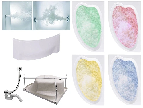 Акриловая ванна Timo IVA IVA1595L-KTIVA15-SPV1505-T-CM-T-BM-T-CT-FPIVA15L 150x95 гидромассажная 6 джет, гидромассаж спины 3 джет, хромотерапия Акриловая ванна Timo IVA IVA1595L-KTIVA15-SPV1505-T-CM-T-BM-T-CT-FPIVA15L 150x95 гидромассажная 6 джет, гидромассаж спины 3 джет, хромотерапия