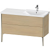 Картинка анонса товара «тумба под раковину duravit xviu xv44990b171 напольная 120 см средиземноморский дуб»