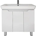 Тумба под раковину DREJA Q PLUS (D), 80 см, подвесная/напольная, 3 дверцы, с опорами, белый глянец 9 99.1006 Тумба под раковину DREJA Q PLUS (D), 80 см, подвесная/напольная, 3 дверцы, с опорами, белый глянец 9 99.1006