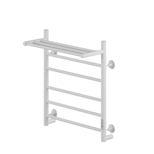 Полотенцесушитель электрическийкабельный Ника WAY-2 60/50 с полкой RAL9016 белый матовый U Полотенцесушитель электрическийкабельный Ника WAY-2 60/50 с полкой RAL9016 белый матовый U