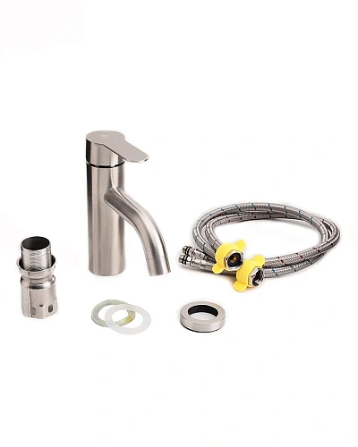 Смеситель для раковины Orange Steel M99-021ni никель Смеситель для раковины Orange Steel M99-021ni никель