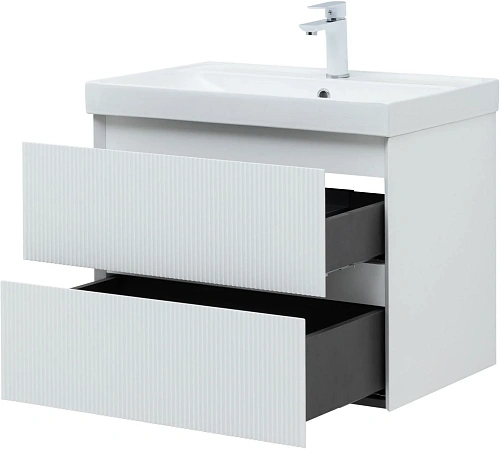 Тумба под раковину Aquanet Альтера 70 белый матовый 00337155 подвесная Тумба под раковину Aquanet Альтера 70 белый матовый 00337155 подвесная
