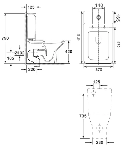 Унитаз напольный Delice Melanie Compact безободковый, с бачком, Крышка-сиденье Унитаз напольный Delice Melanie Compact безободковый, с бачком, Крышка-сиденье