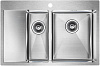 Картинка анонса товара «кухонная мойка paulmark liga pm227851-bsr брашированная нерж. сталь правая 780х510мм»