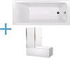 Картинка анонса товара «акриловая ванна aquanet bright 170x75 (+ шторка aquanet alfa 4 nf6222-pivot) 00232982 + 00196049»